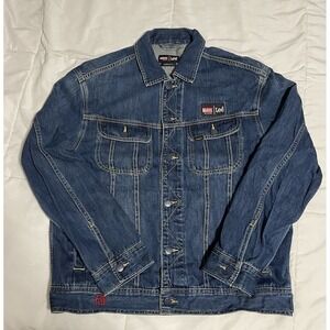 Marvel‎ X Lee Men's Jean Jacket Size L Captain America